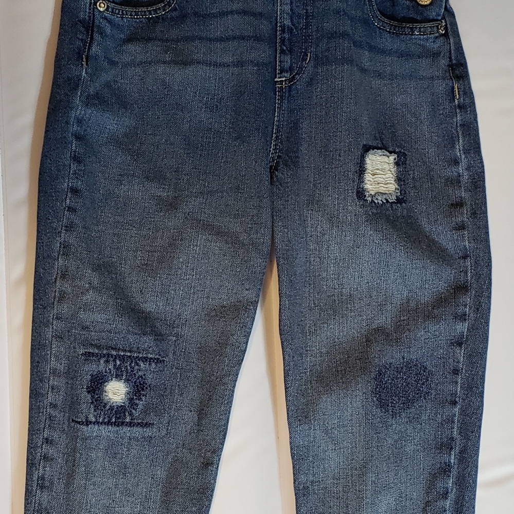 Jean distressed Overalls for girls (J)